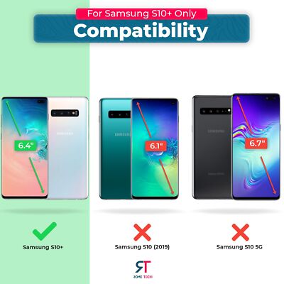 Incipio DualPro Dual Layer Case for Samsung Galaxy S10+ (Plus) Matte Black