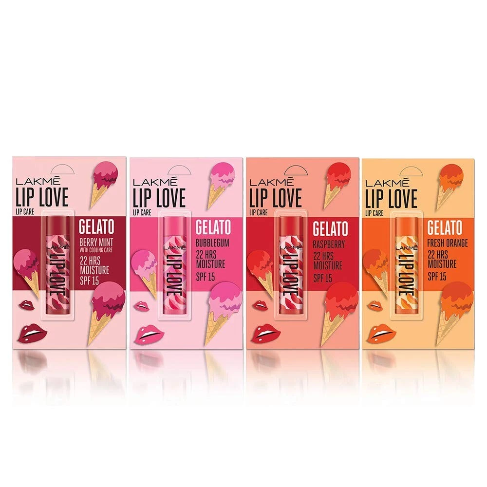 Lakm Lip Love Chapstick Moisturizing Lip Balm With Spf 15 Pack