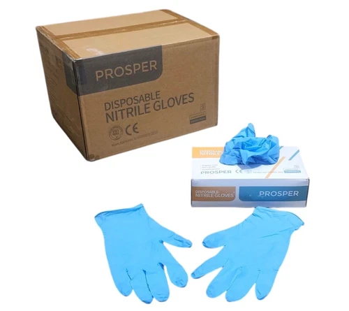 Nitrile Exam Gloves, Powder Free, Small, Medium or Large Blue. Case of 1,000