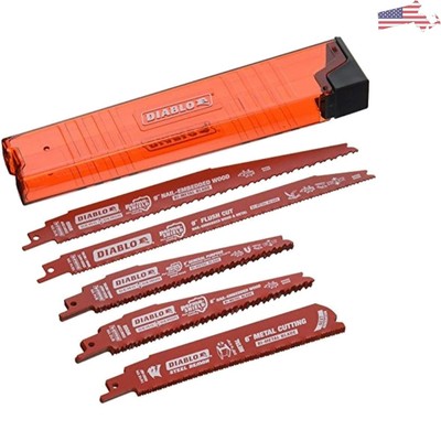 High-Performance Multi-Purpose Demolition Reciprocating Blade Set - 14 Pieces