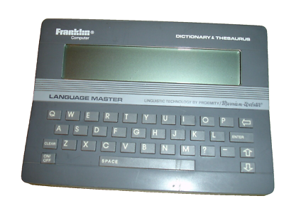 Distinction Ⅰ〜Ⅲ、vocavularist、 2000 Franklin Language Master LM-2000 1987 Dictionary Thesaurus with