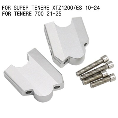 Handl Bar Risers For Tenere 700 21-25 Super Tenere 10-24 Direct Bolt No Mod