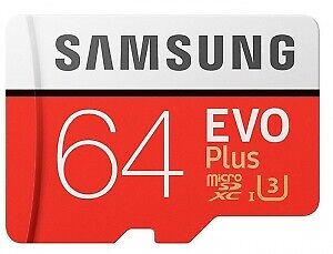 64GB Samsung EVO Micro SD Class10 Speicherkarte FÜR MOTOROLA MOTO MOBILE SERIES-1 - Bild 1 von 5