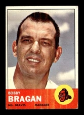 1963 Topps #73 Bobby Bragan Braves EX *7w