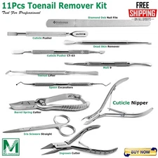 Chiropody Podiatry Ingrown Nail Surgery Kit Manicure Pedicure Tools Set Branded