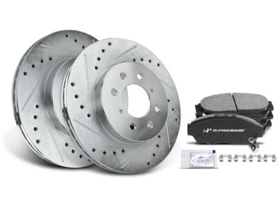 43NV28X Front Brake Pad and Rotor Kit Fits 1994-2001 Acura Integra 1.8L 4 Cyl