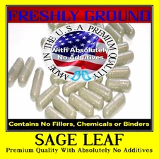 SAGE LEAF Cleanser With Absolutely No Additives High Potency 100 Veg Capsules