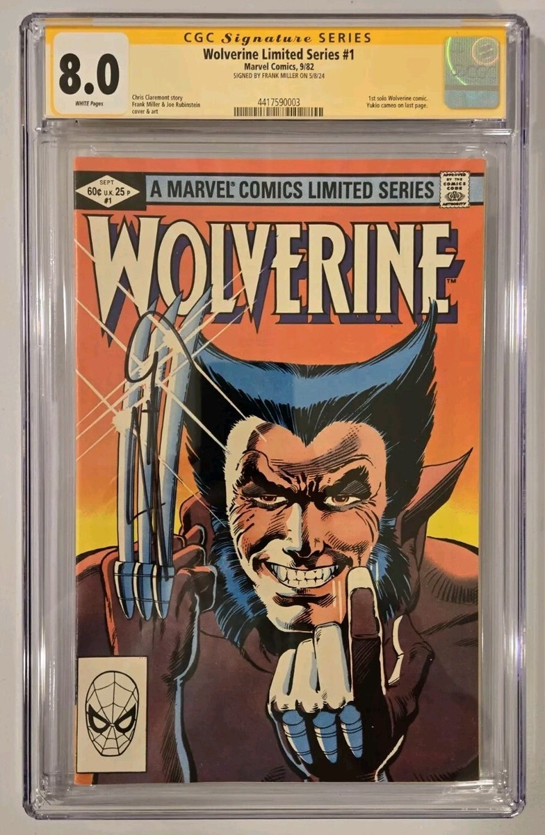 Wolverine 1 アメコミ Wolverine #1 (1988) Marvel Comics CGC 8.0 White Pages 1st