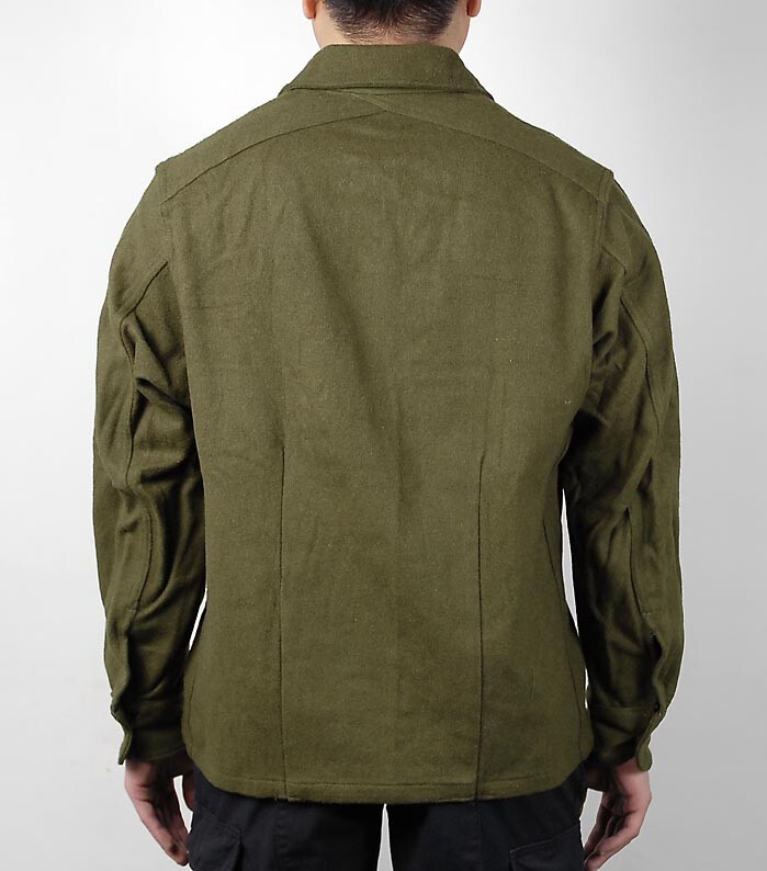 US MILITARY OG108 Korean war Wool Field Shirt M1951 Cold Weather