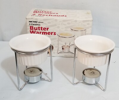 Fox Run Ceramic Butter Warmers, Set of 2 (5590)