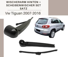 ⭐ WISCHERARM + SCHEIBENWISCHER SET SATZ HINTEN VW Tiguan 2007-2016 Brandneu!⭐