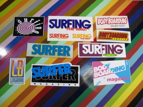 vintage années 1980 années 1990 Asstd. Autocollant surf street - Magazines mixtes - Photo 1 sur 43