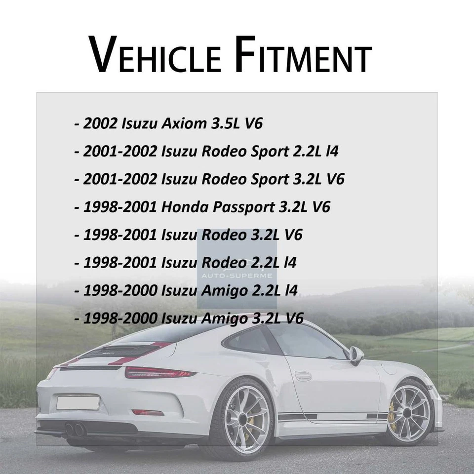 Manguera de freno delantera 2x para 1998 1999 2000 2001 Isuzu Rodeo 2,2 L Foto 2 de 4
