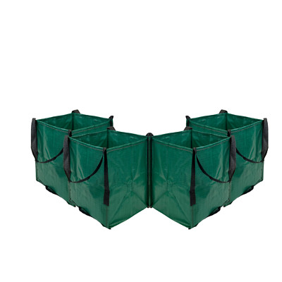 DURASACK Heavy Duty Tote - 4 Pack Multi-Purpose Utility & Lawn/Garden/Yard Bag