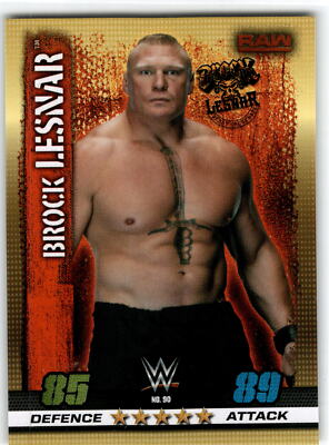 2017 Topps Slam Attax WWE 10th Edition #90 Brock Lesnar | eBay