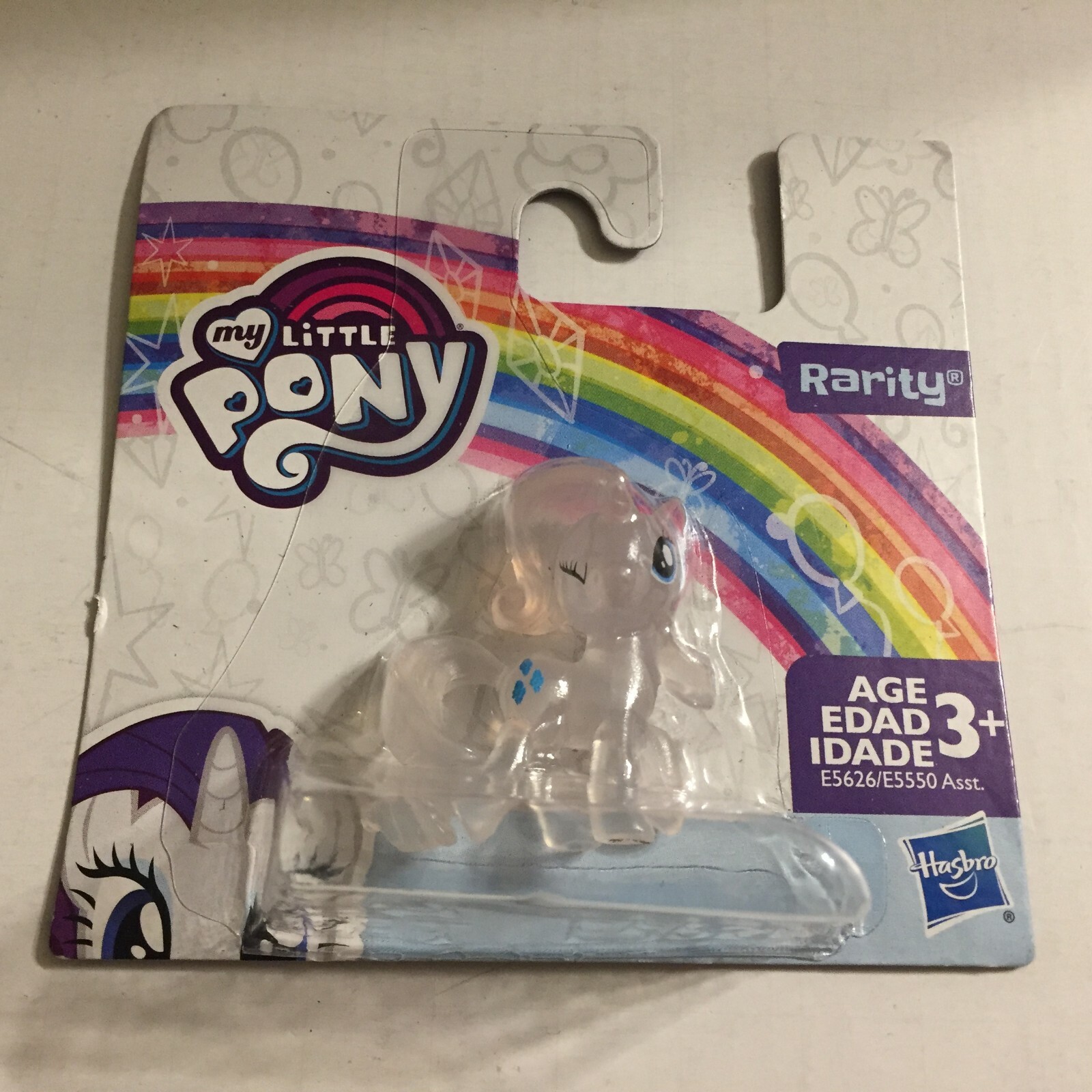 New 4 My Little Pony Translucent Figurines