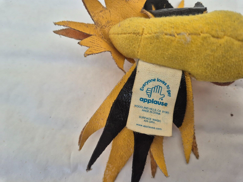 ORIGINAL GENUINE NINTENDO SMALL POKEMON ZAPDOS SOFT BEANIE PLUSH TOY APPLAUSE - Picture 4 of 4