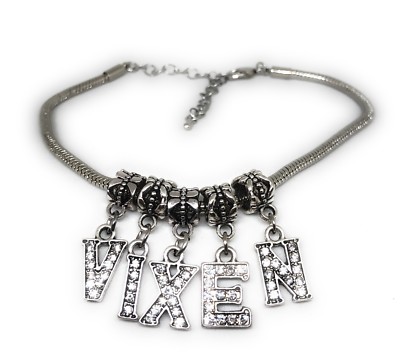 Crystal Charms Stag Vixen Anklet Swinger Hotwife Queen of Spades Fetish Cuckold