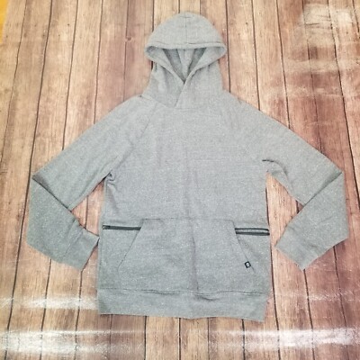 Threads 4 Thought Mens Hoodie Gray Size S Small Long Sleeve Pockets Fleece