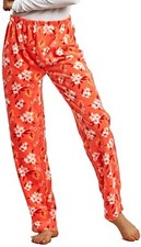 Women's Multi Colors Cozy PJ Fleece Pajama Lounge Pants