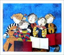 Graciela Rodo Boulanger Prelude Musicians Offset Litho 25 x 28