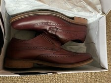 Men’s Lambretta Harvey Brown Leather brogue Shoes Size UK 8 - barely used