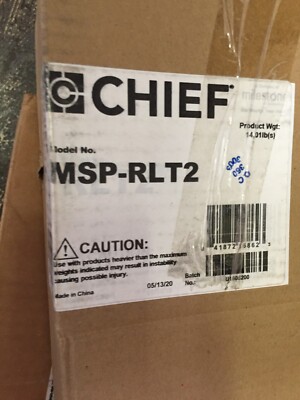 Chief RLT2 Large FIT Low-Profile Tilt Wall Mount (42-86'') L290