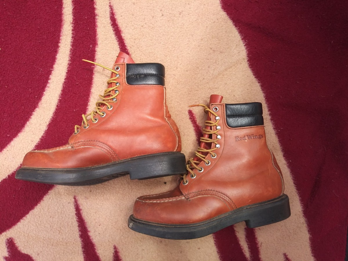 Red Wing Boot for Men, Size 6 D - Brown 404 Moc Toe | eBay