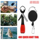 NEW Fly Fishing Quick Knot Tying Tool Fast Hook Nail Knotter Line Cutter Clipper