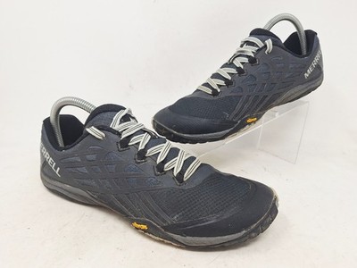 Merrell Womens Trail Glove 4 Size 9.5 Black Vibram Sole Barefoot Running Shoes