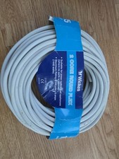 Image of Wickes 2 Core Round Flex Cable White 3182Y 0.75mm² 6A 16m Coil