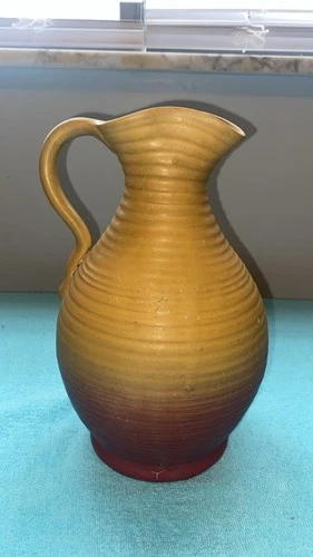 Ombre Weller Pottery Vase 9”