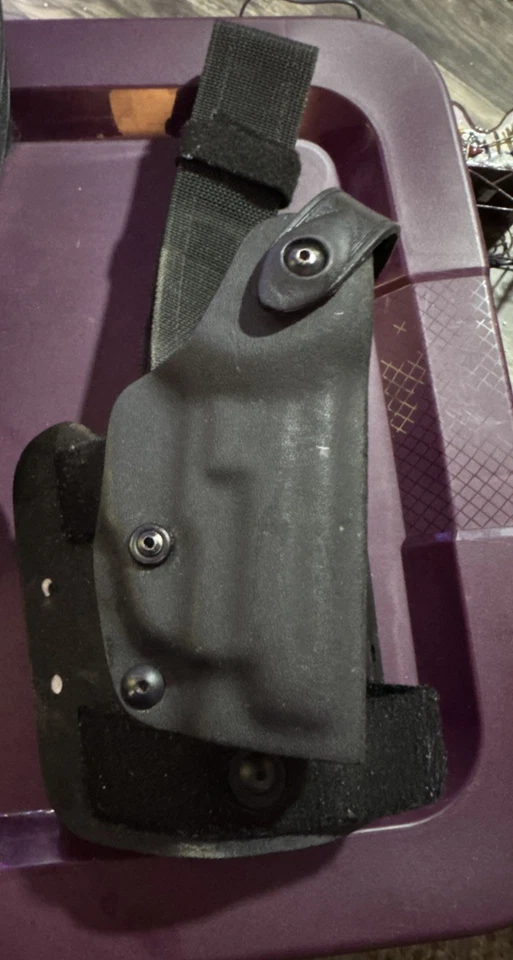 Funda táctica Safariland 6004-774 Drop Leg RT H negra SIG ¡Con cinturón XL! Foto 2 de 4