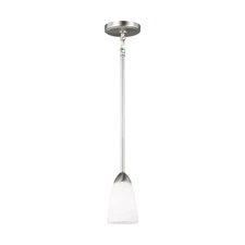 Generation Lighting 6120201-962 Seville 1 Light 4" Mini Pendant Brushed Nickel