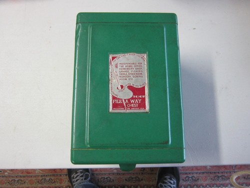 Vintage File Away Chest by SteelMasters Inc. Tools, Parts G591