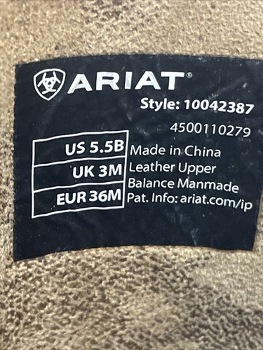 Stivali Ariat® donna Odessa mandorla roca e turchese metallizzato 10042387 taglia 5,5B - Foto 19 di 19