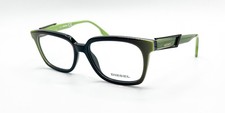 NEW DIESEL DL 5111 095 BLACK LIGHT GREEN AUTHENTIC EYEGLASSES 54-17