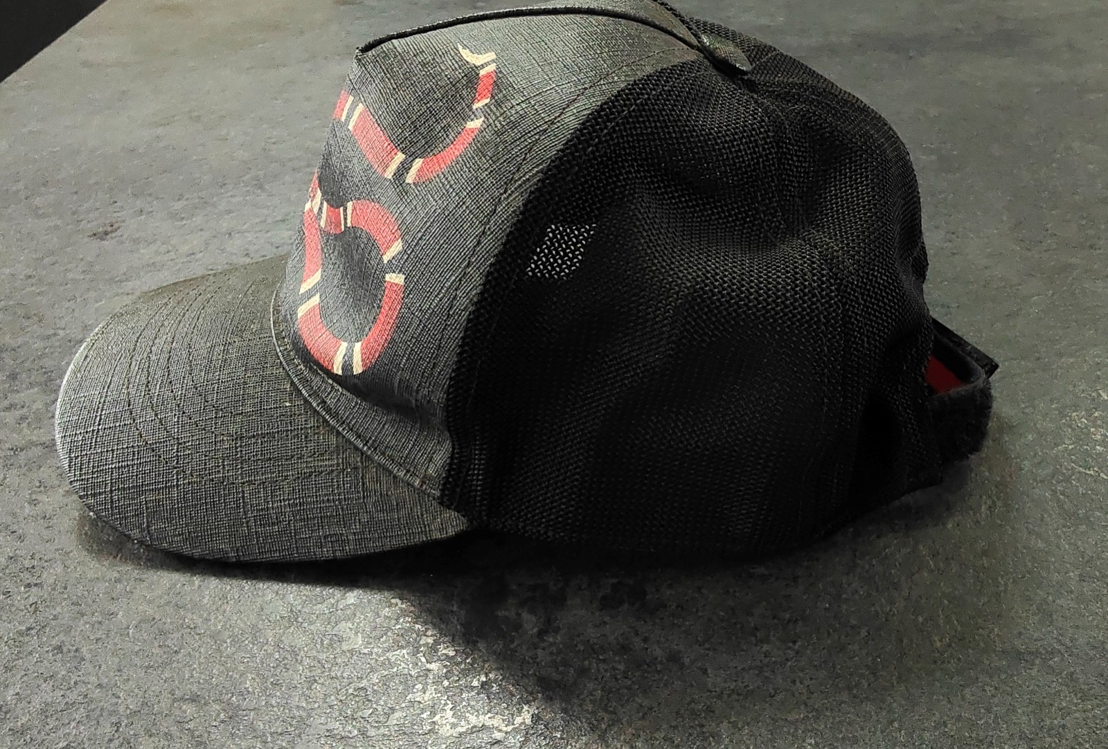 Gucci Kingsnake Print GG Supreme Baseball cap, one size Rare # image 4