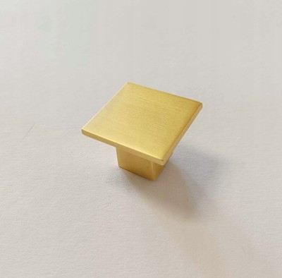 Furniture Knob Brushed Gold Loft Design