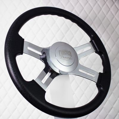 Forever Sharp 16'' Steering Wheel Big Rig Black Kenworth W900 & PETE 320-389 T04