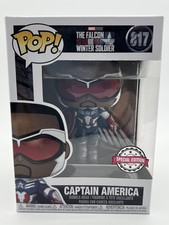Funko Pop Marvel The Falcon Winter Soldier Capitan America #817 Edizione Speciale