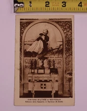 RPPC Italy Military Postcard CIMITERO MILITARE Fresco Of The Apotheosis Chapel