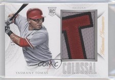 2015 Panini National Treasures Colossal Nameplate Prime 13/20 Yasmany Tomas 0g4