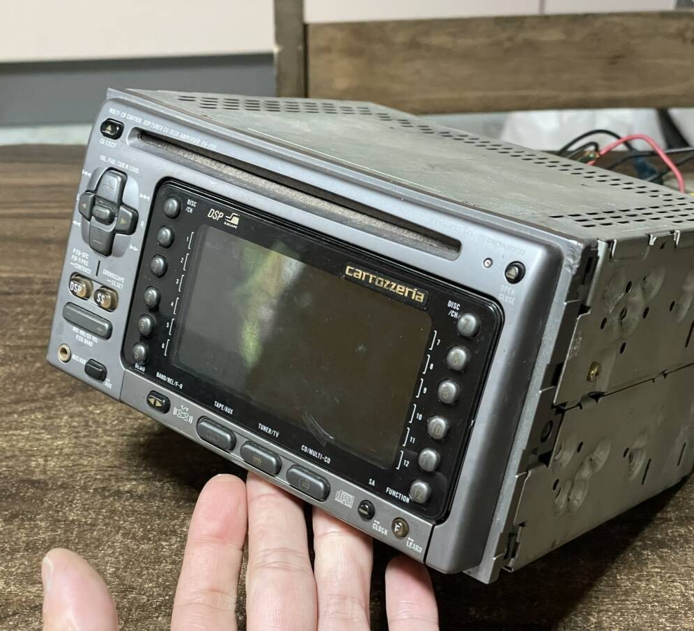 Pioneer Carrozzeria FH-P90 DSP CD Cassette Deck Vintage Rare Parts