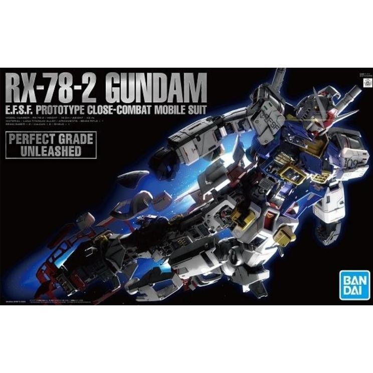 Bandai PG Unleashed 1/60 RX-78-2 Gundam Mobile Suit Gundam Model Kit Japan NEW