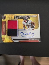 2024 Panini Totally Certified - Bucky Irving Freshman Fabric Gold Patch Auto /10