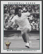 2004 Rockwell Wimbledon Tennis Champions Large(1st) #3 ROY EMERSON Card