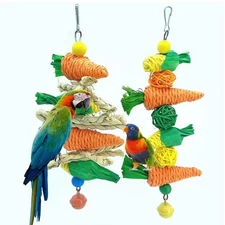 Parrot Toy Cage Accessories Perch Play Equipment Novelty Interactive Bird Bite