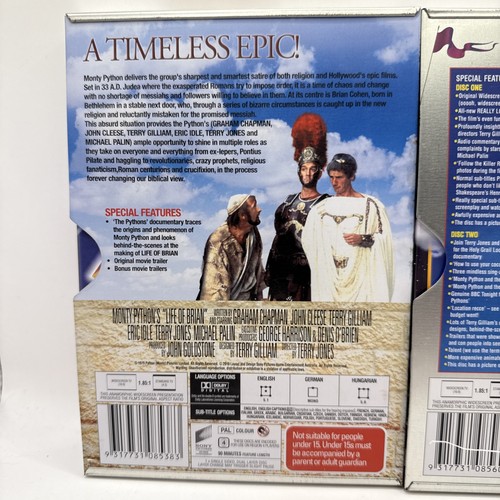 Monty Python & The Holy Grail + Life Of Brian Collectors Edition Steel Books DVD - Picture 5 of 11