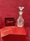 NIB FLAWLESS BACCARAT France Crystal MASSENA CORDIAL CRUET DECANTER STOPPER “Z”